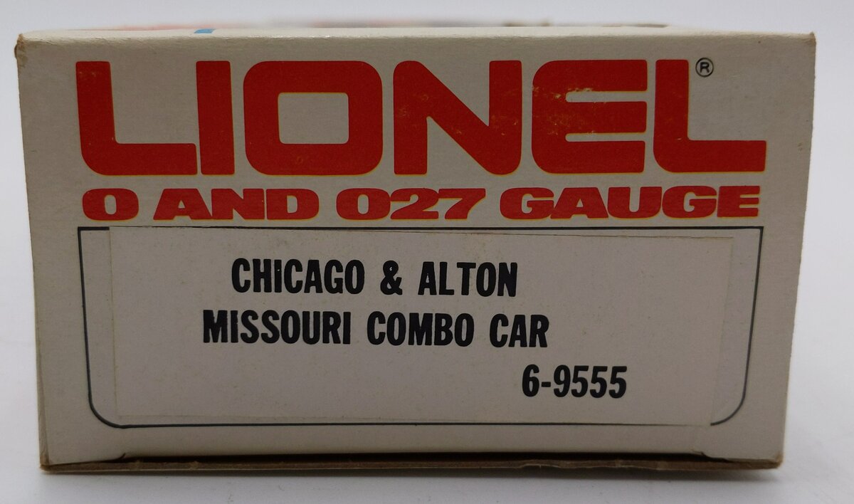Lionel 6-9555 O Gauge Chicago & Alton "Missouri" Combination Car LN/Box