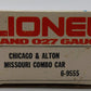 Lionel 6-9555 O Gauge Chicago & Alton "Missouri" Combination Car LN/Box