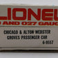 Lionel 6-9557 O Gauge Chicago & Alton "Webster Groves" Passenger Car LN/Box