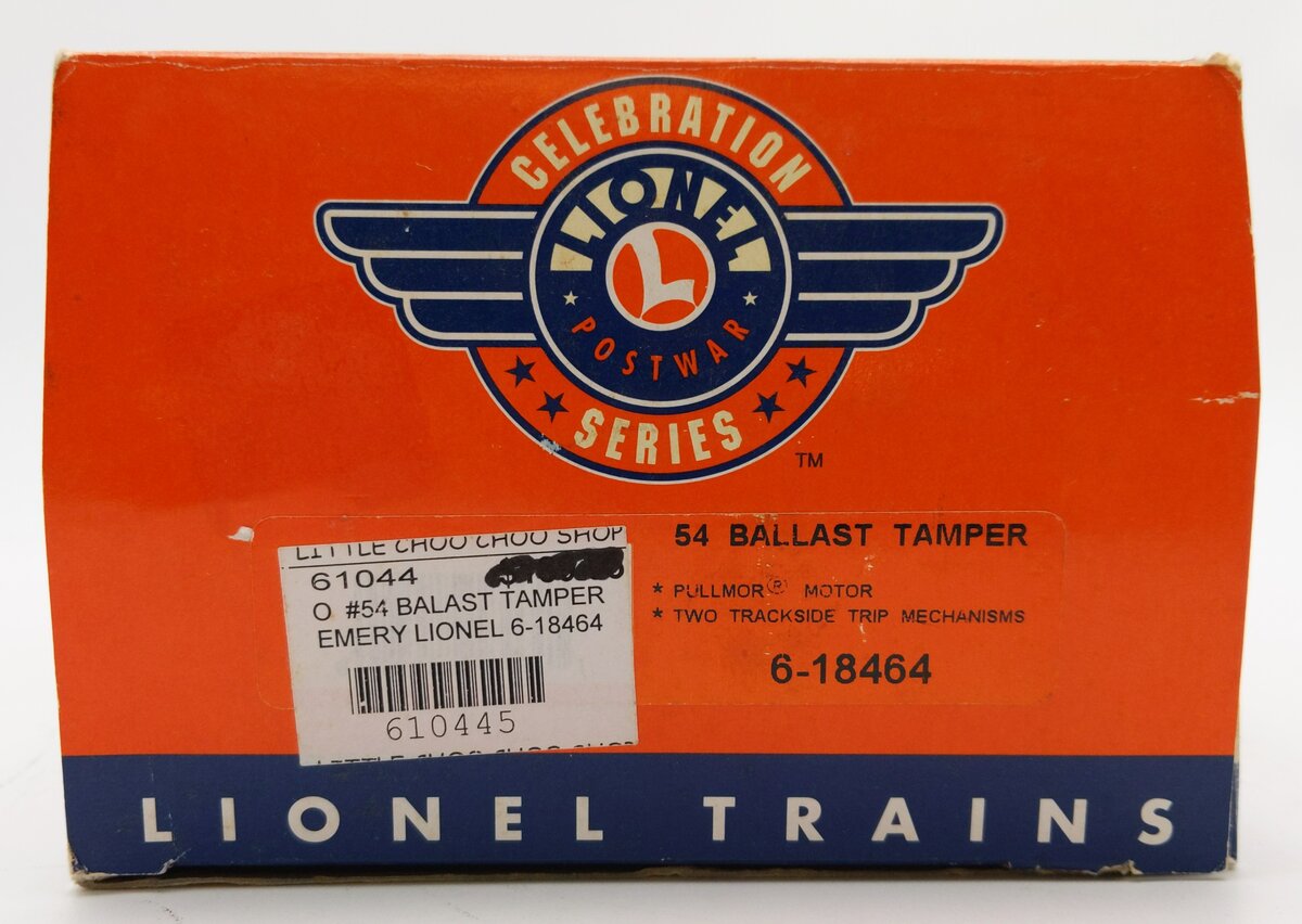 Lionel 6-18464 O Postwar Celebration Series Ballast Tamper Car #54 EX/Box
