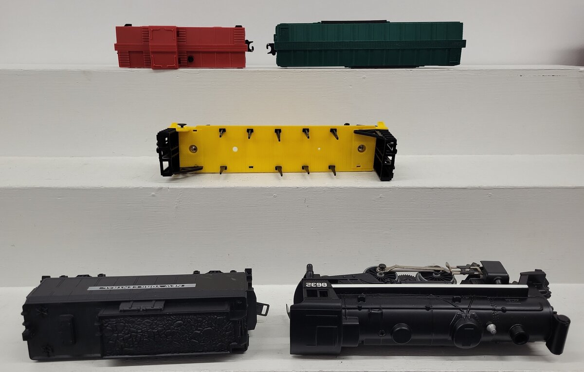 Lionel 6-11735 O Gauge New York Central Flyer Steam Freight Train Set EX/Box