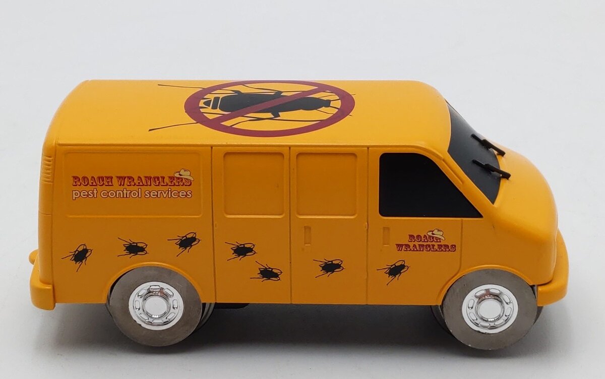 K-Line 6-21279 O Lionel SuperStreets Roach Wranglers Motorized Pest Control Van LN/Box