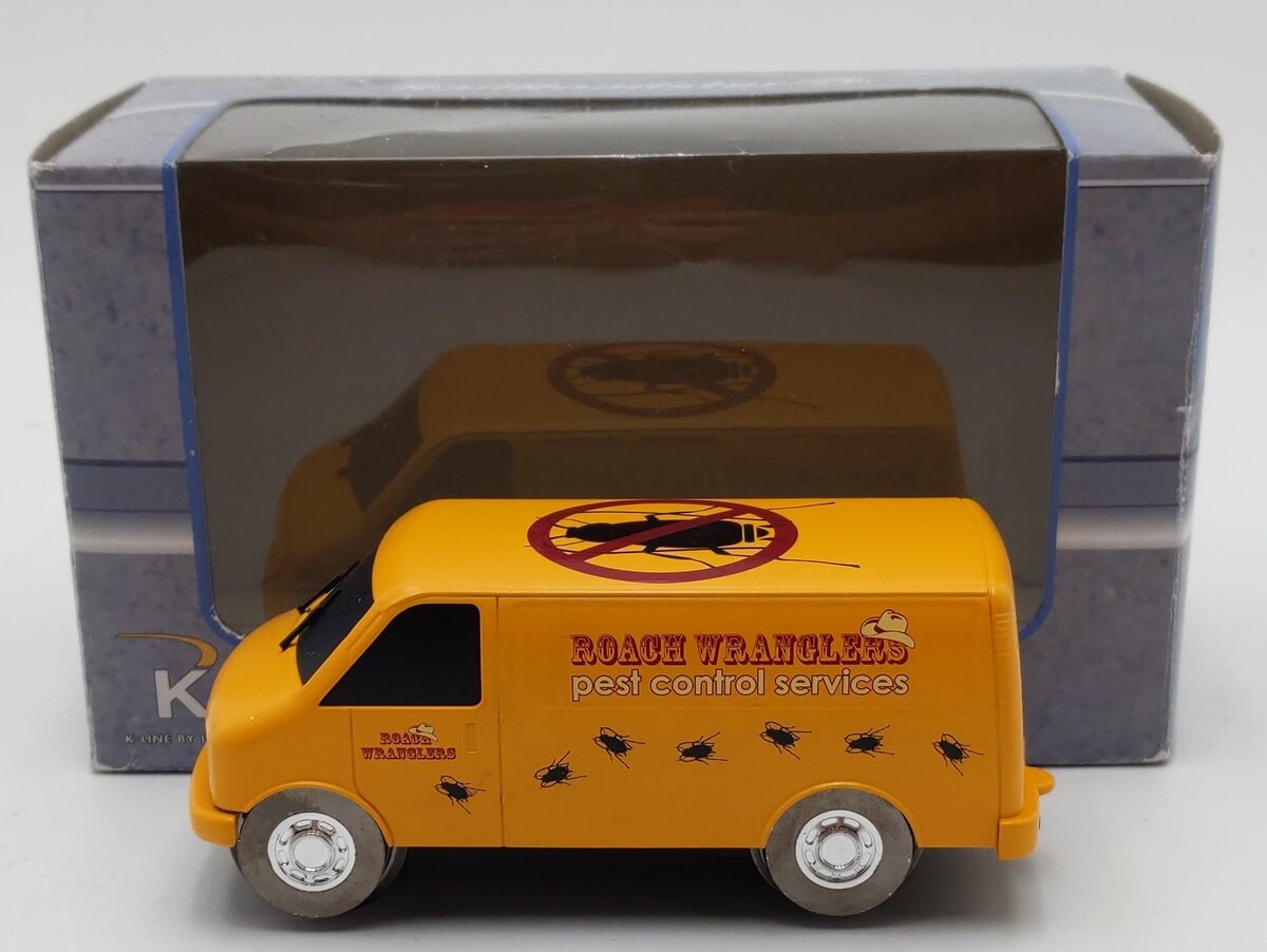 K-Line 6-21279 O Lionel SuperStreets Roach Wranglers Motorized Pest Control Van LN/Box