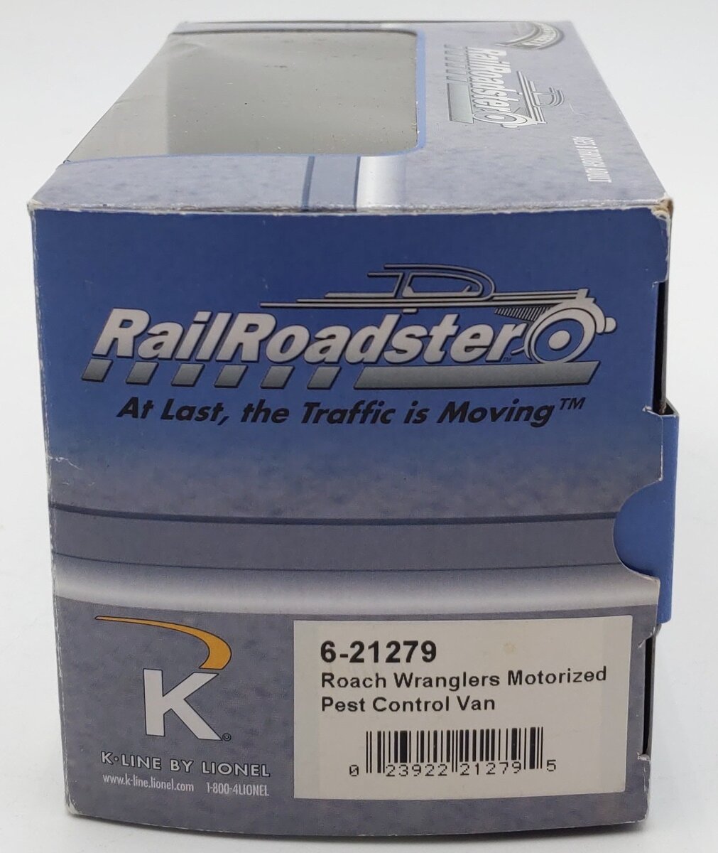 K-Line 6-21279 O Lionel SuperStreets Roach Wranglers Motorized Pest Control Van LN/Box