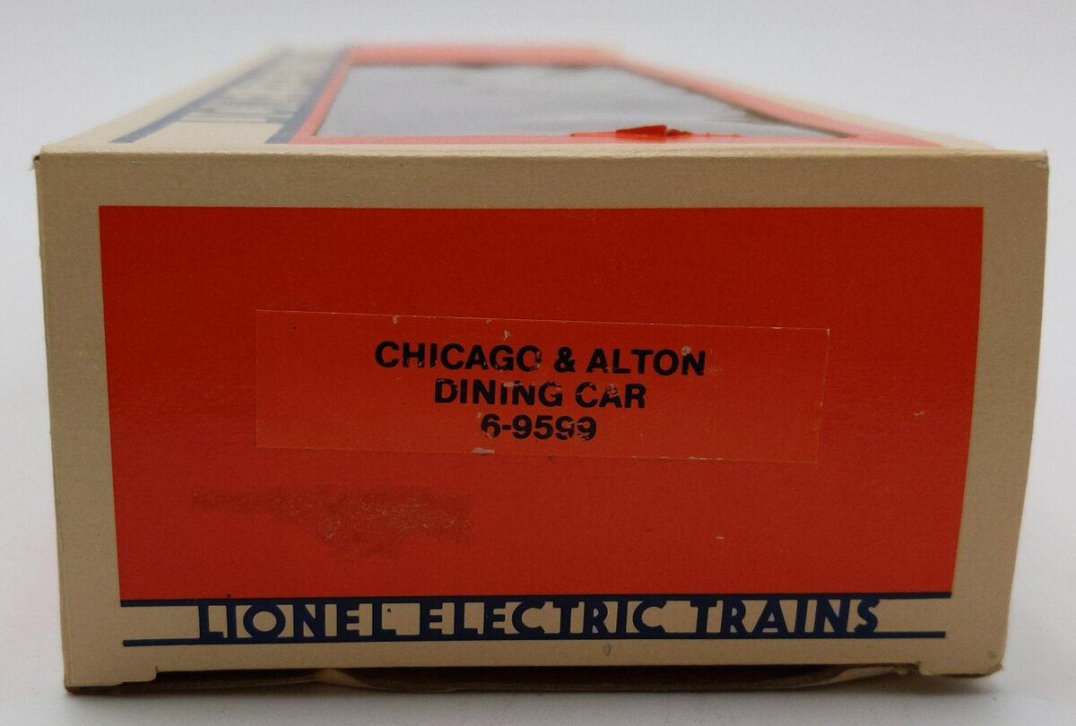 Lionel 6-9599 O Gauge Chicago & Alton "Bloomington" Dining Car EX/Box