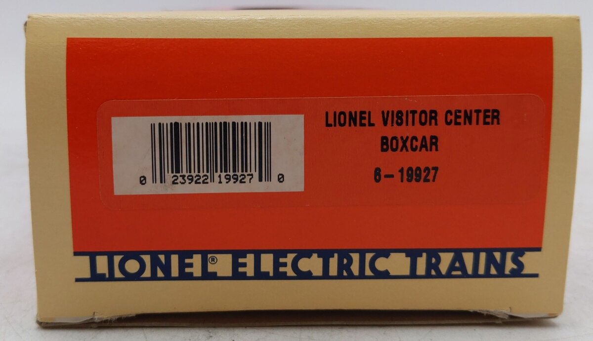Lionel 6-19927 O Gauge Lionel Visitor Center Boxcar #1993 EX/Box