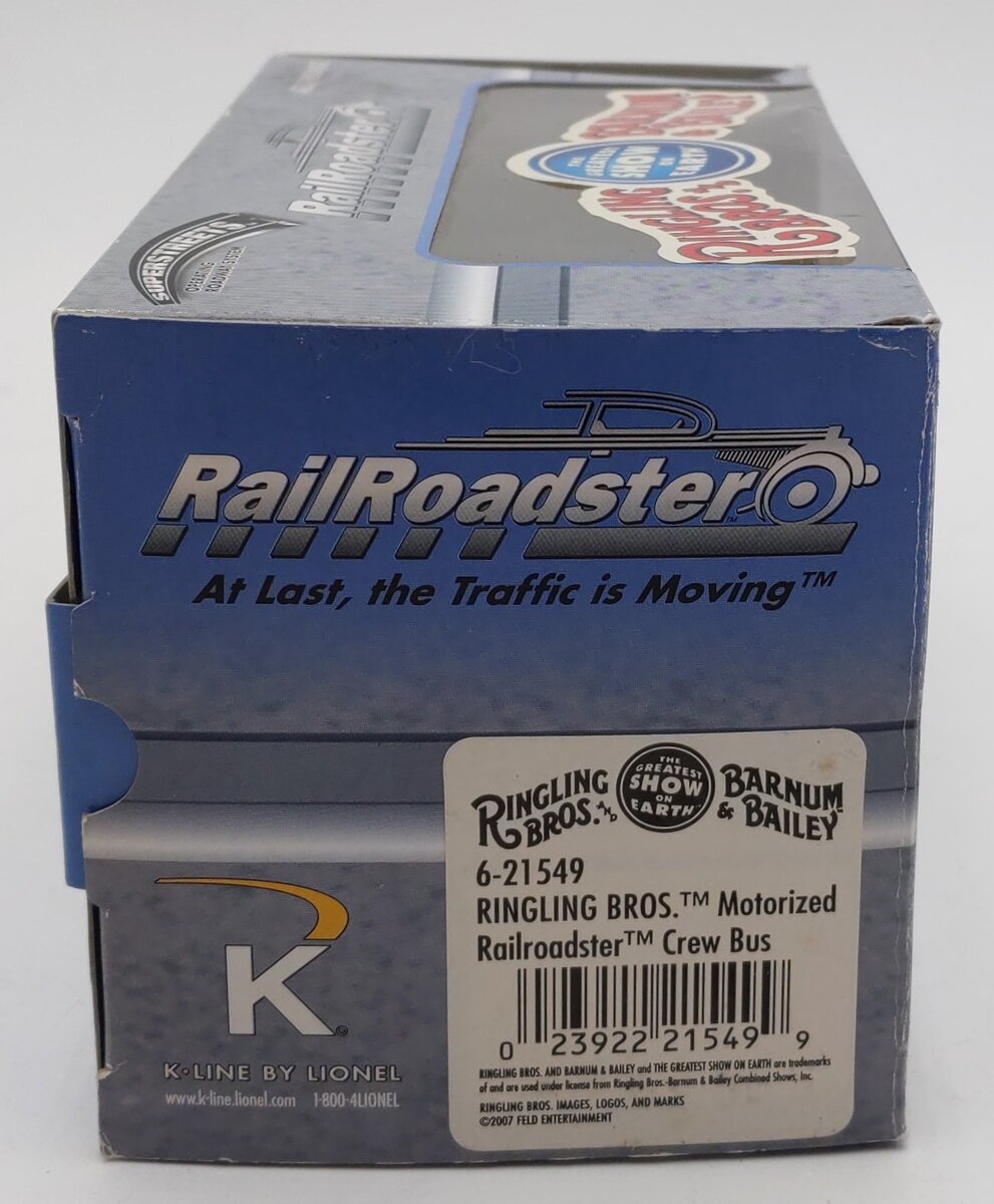 Lionel 6-21549 O Gauge Ringling Bros & Barnum & Bailey Bus LN/Box