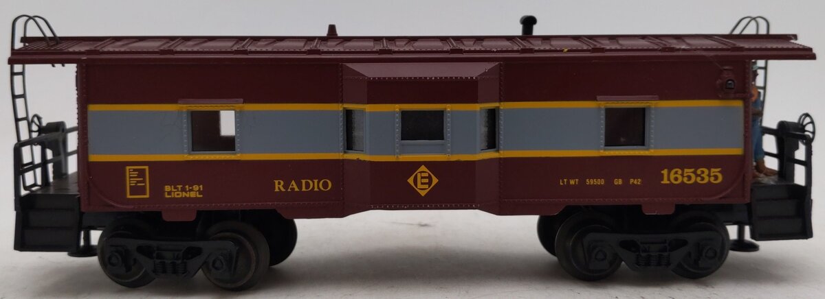 Lionel 6-16535 O Erie Lackawanna Bay Window Caboose VG