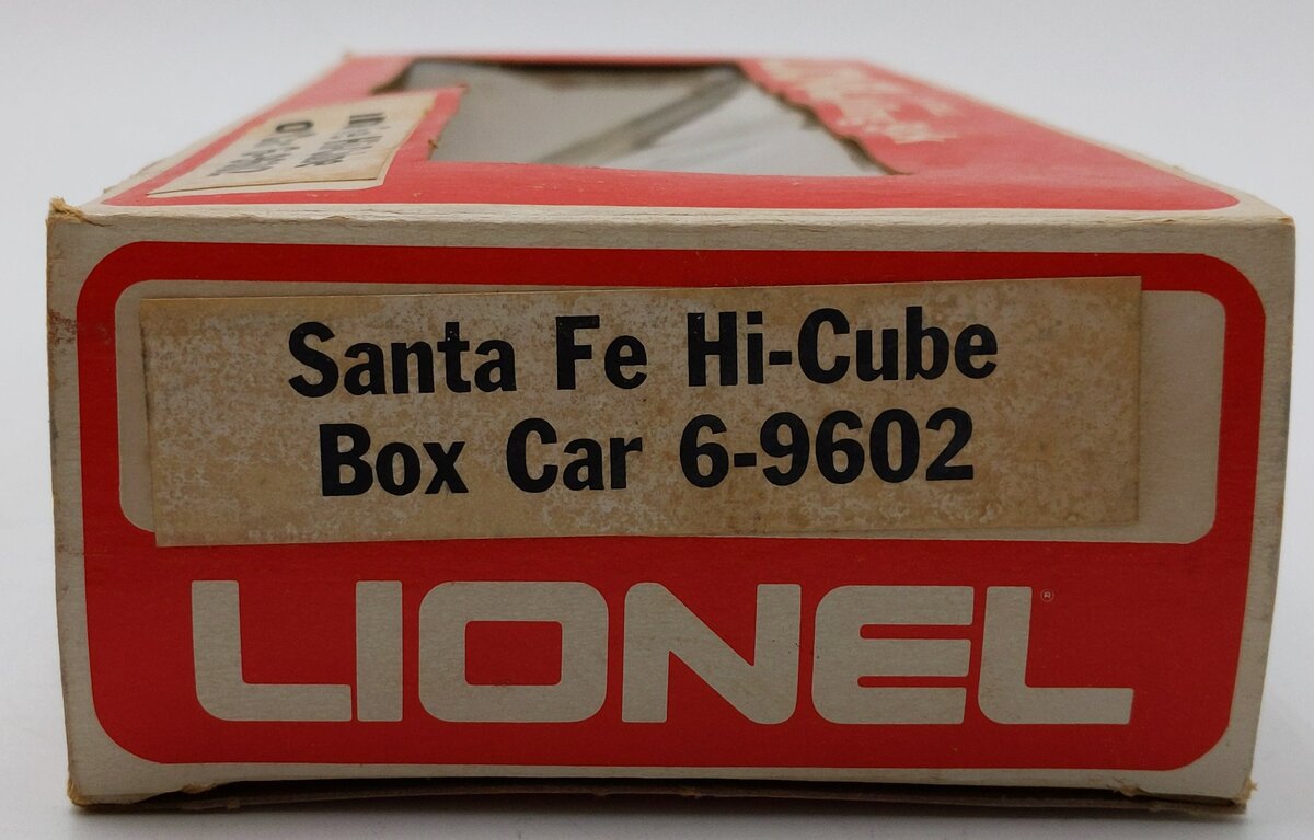 Lionel 6-9602 O Gauge Santa Fe Hi-Cube Boxcar EX/Box