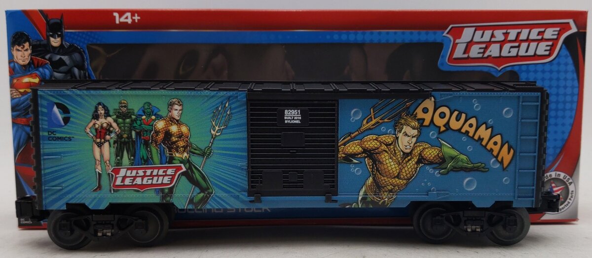 Lionel 6-82951 O Gauge Aquaman Justice League Boxcar LN/Box