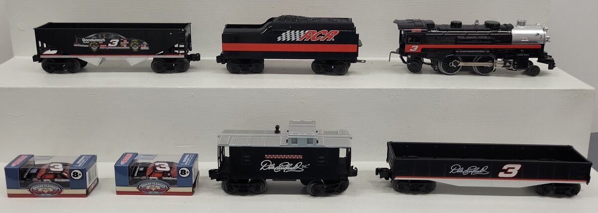 Lionel TX328RRGMDE O Gauge Dale Earnhardt Nascar Ready-To-Run Electric Train Set LN/Box