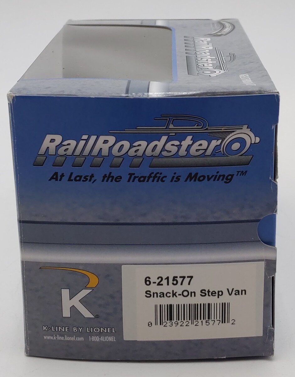 Lionel 6-21577 O Gauge RailRoadster SnackOn Step Van #374 LN/Box