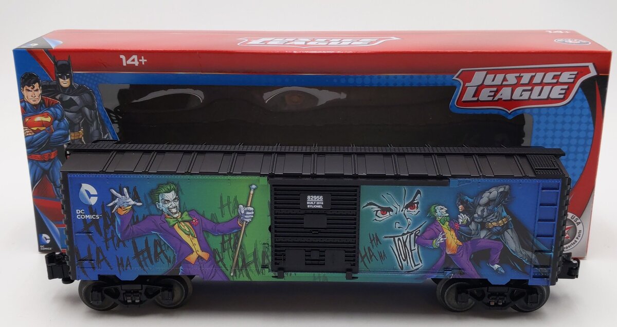 Lionel 6-82956 O Gauge Justice League Joker Boxcar LN/Box