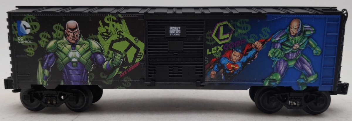 Lionel 6-82957 Justice League - Lex Luthor Boxcar EX/Box
