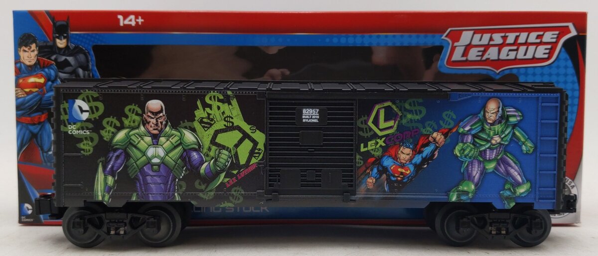 Lionel 6-82957 Justice League - Lex Luthor Boxcar EX/Box