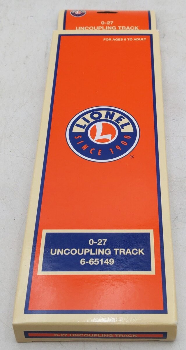 Lionel 6-65149 O27 Remote Uncoupling Track Section EX/Box