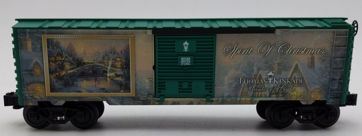 Lionel 6-83163 O Kinkade Christmas Boxcar LN/Box
