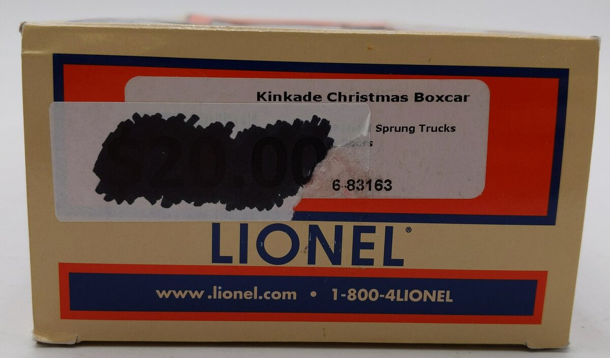 Lionel 6-83163 O Kinkade Christmas Boxcar LN/Box