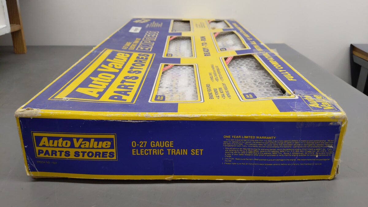 K-Line K1324 Auto Value Parts Store O/O27 Gauge Diesel Freight Train Set VG/Box