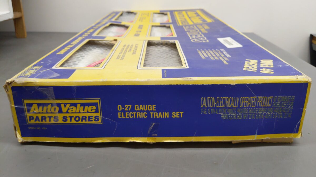 K-Line K1324 Auto Value Parts Store O/O27 Gauge Diesel Freight Train Set VG/Box