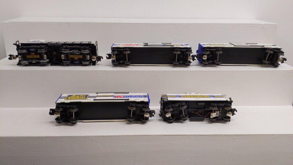 K-Line K1324 Auto Value Parts Store O/O27 Gauge Diesel Freight Train Set VG/Box