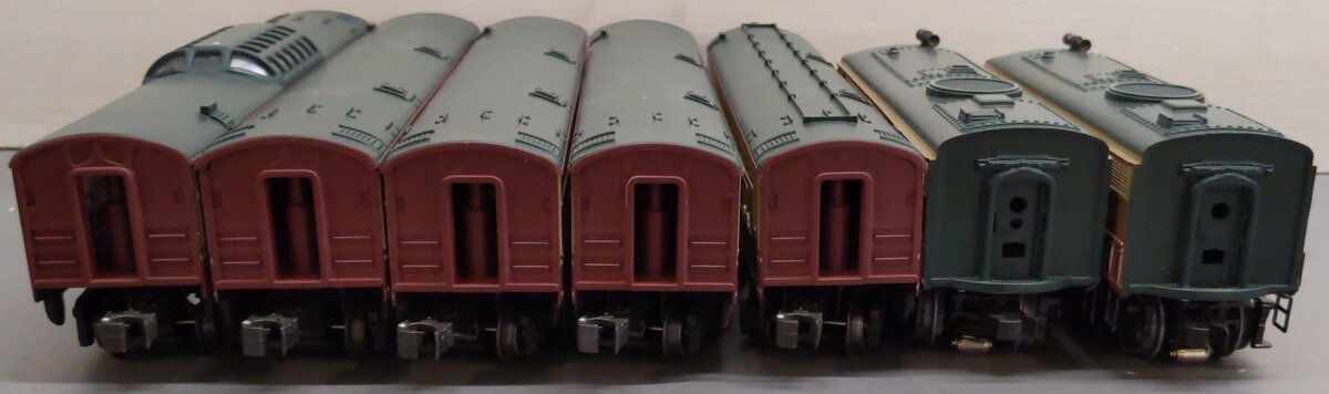 K-Line K1511 O Gauge Napa Valley Wine Diesel Passenger Train Set EX/Box