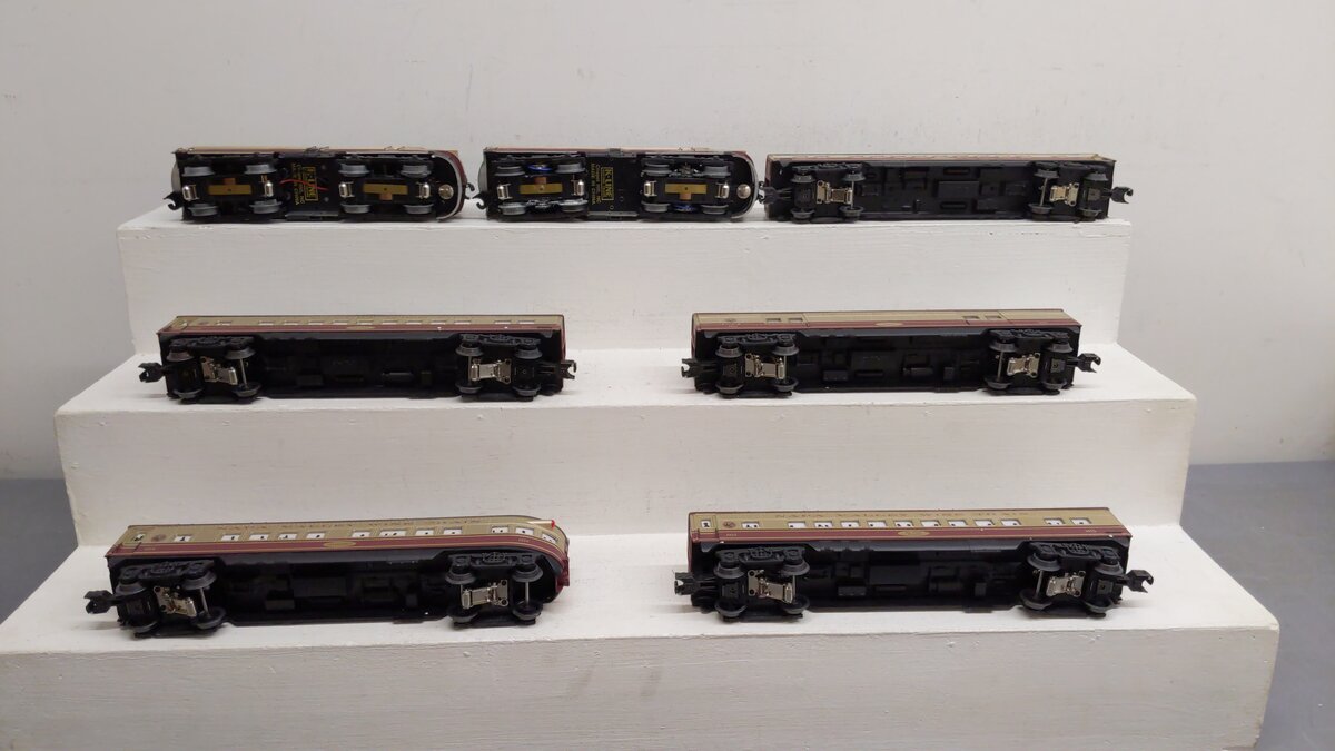K-Line K1511 O Gauge Napa Valley Wine Diesel Passenger Train Set EX/Box