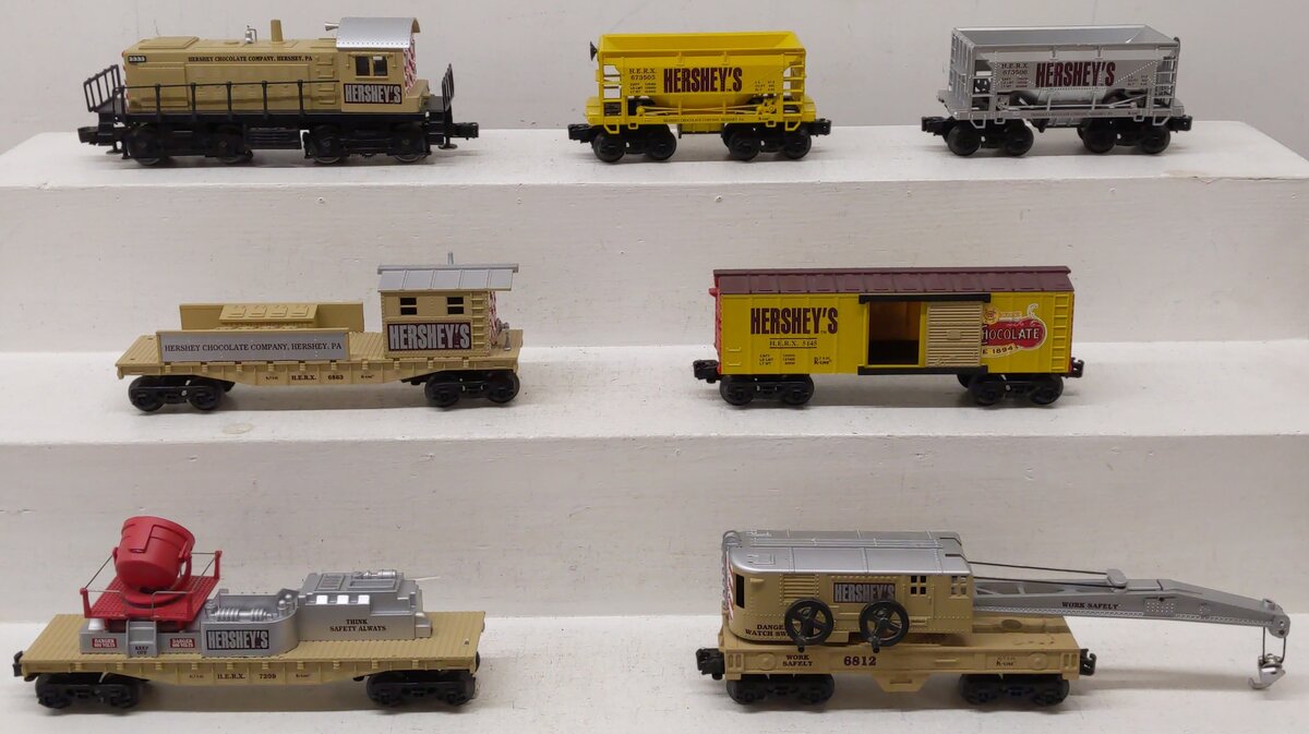 K-Line K1517 Hershey's Work Train O Gauge Diesel Train Set VG/Box