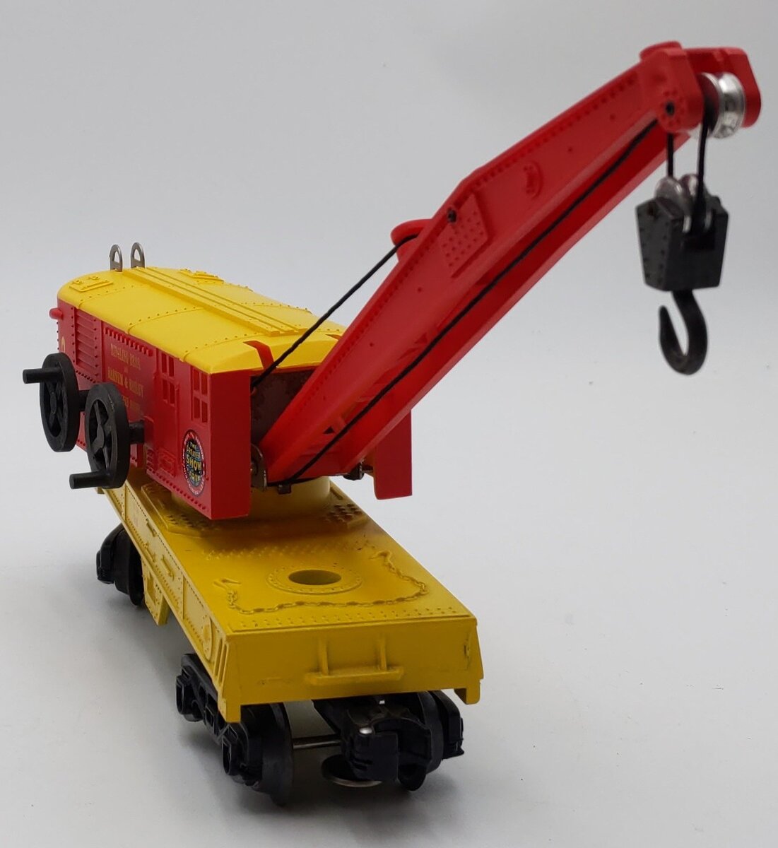 K-Line K6810 O Ringling Bros and Barnum & Bailey Operating Crane Car #6810 LN/Box