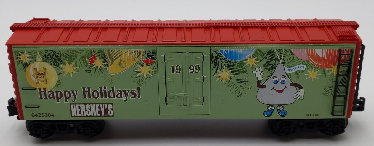 K-Line K642-5204 Hershey's 1999 Happy Holidays Reefer Car LN/Box