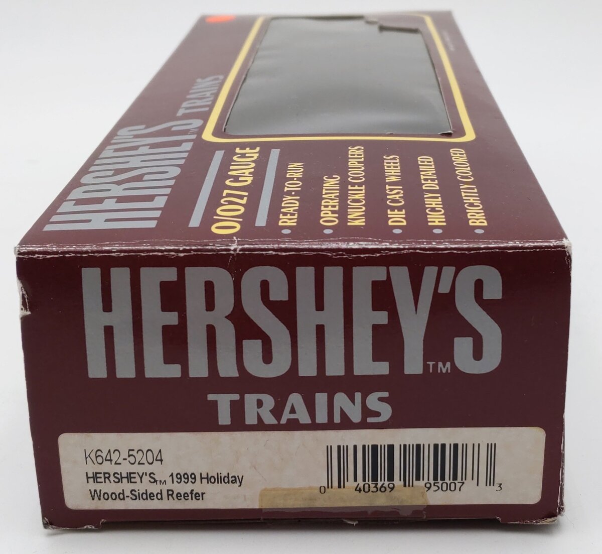 K-Line K642-5204 Hershey's 1999 Happy Holidays Reefer Car LN/Box