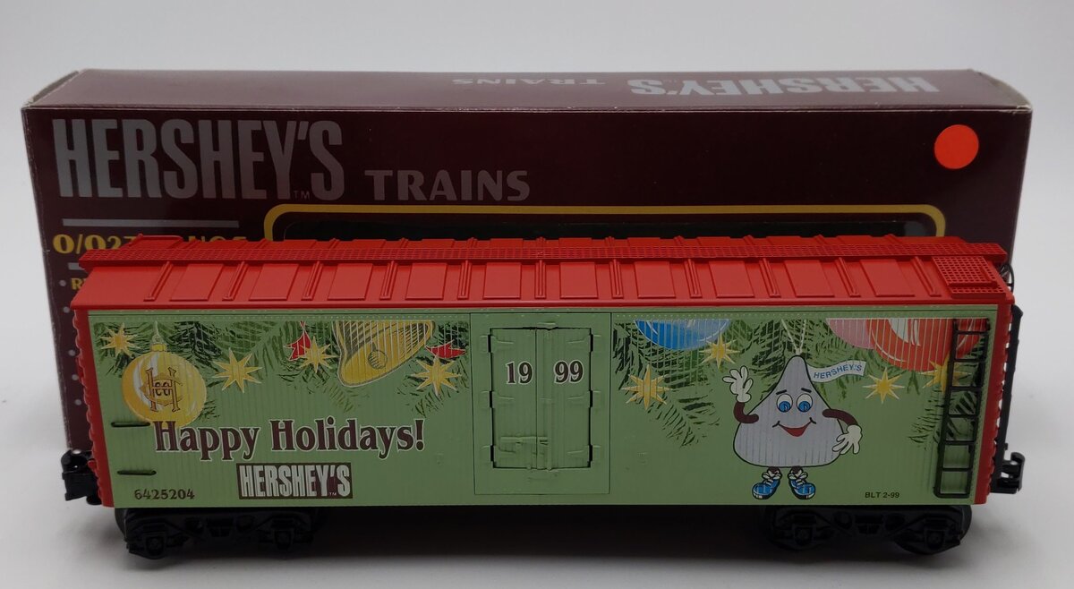 K-Line K642-5204 Hershey's 1999 Happy Holidays Reefer Car LN/Box