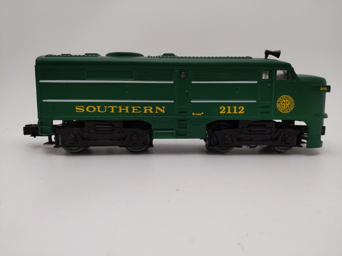 K-Line K-2112 O Southern Non-Powered Alco A Diesel Locomotive #2112 EX