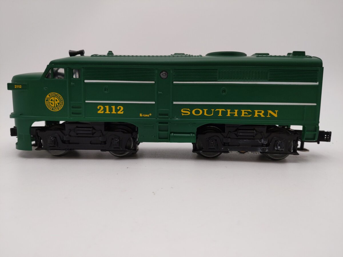K-Line K-2112 O Southern Non-Powered Alco A Diesel Locomotive #2112 EX