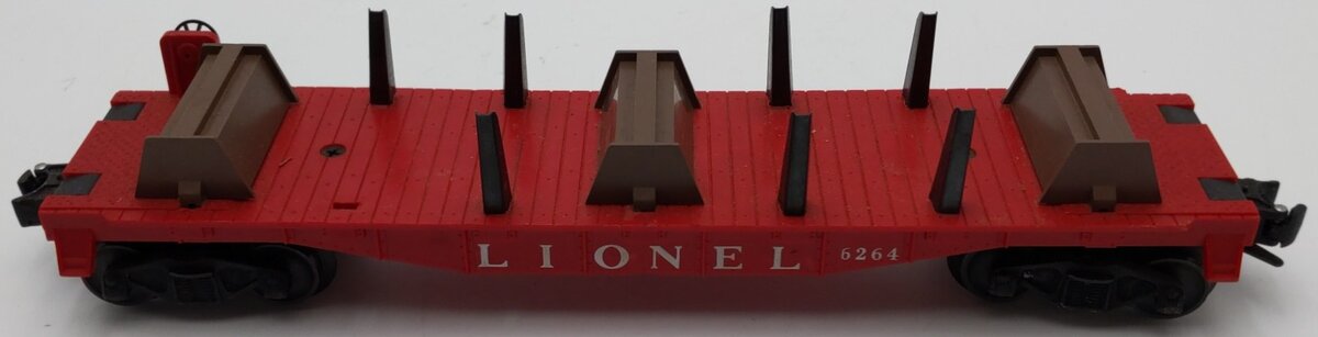 Lionel 264 Vintage O Operating Forklift Platform with 6264 Lumber Car VG/Box