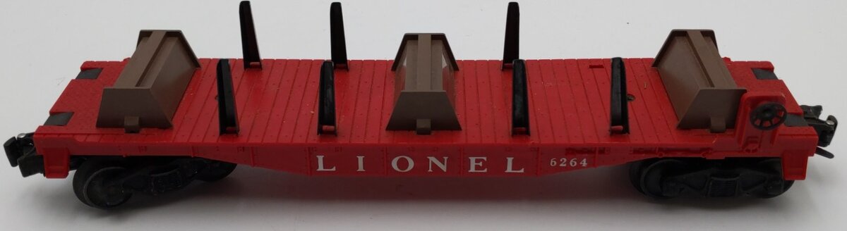 Lionel 264 Vintage O Operating Forklift Platform with 6264 Lumber Car VG/Box