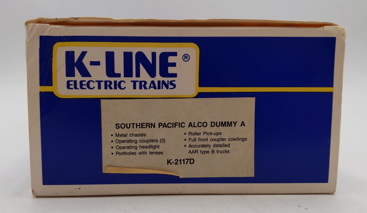 K-Line K2117D O Southern Pacific Alco Unpowered A-Unit Diesel Locomotive #2117 LN/Box