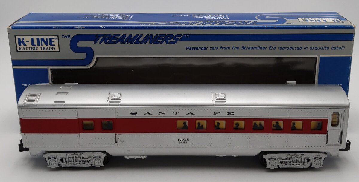 K-Line k4530-3481-8 O-27 Santa Fe Combine Car #3481 EX/Box