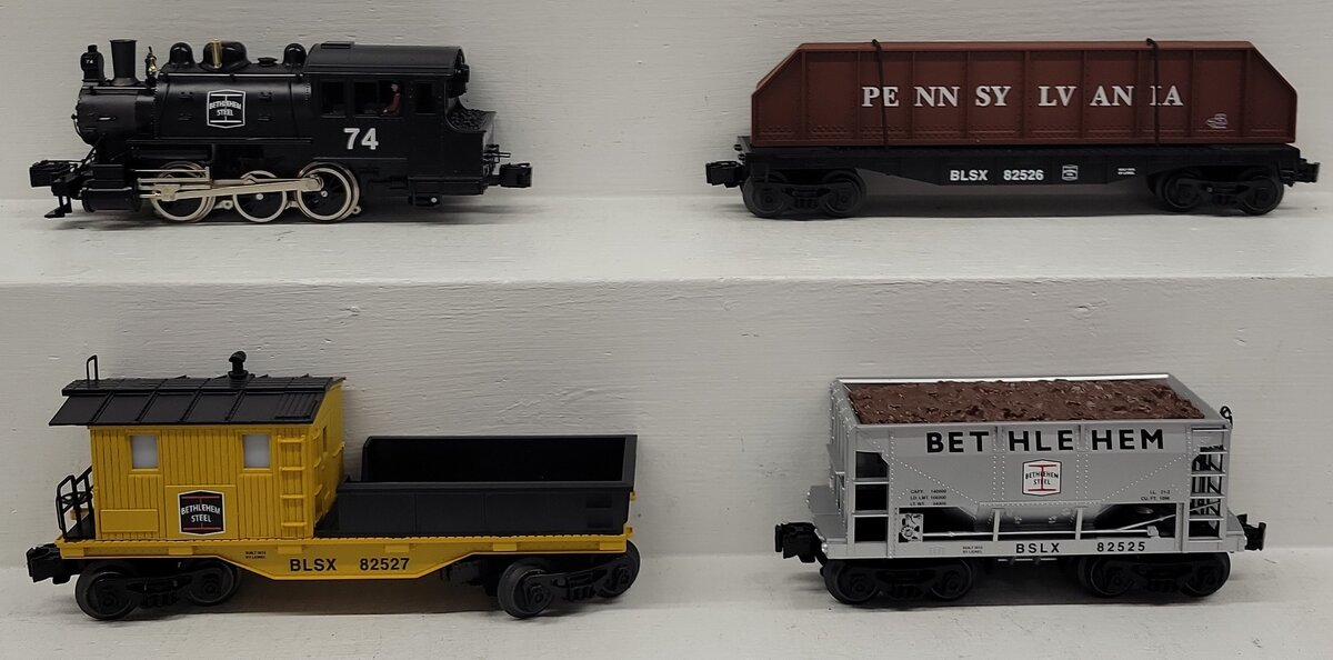 Lionel 6-81270 Bethlehem Steel LionChief Work Train O Gauge Steam Train Set LN/Box