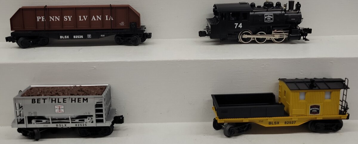 Lionel 6-81270 Bethlehem Steel LionChief Work Train O Gauge Steam Train Set LN/Box