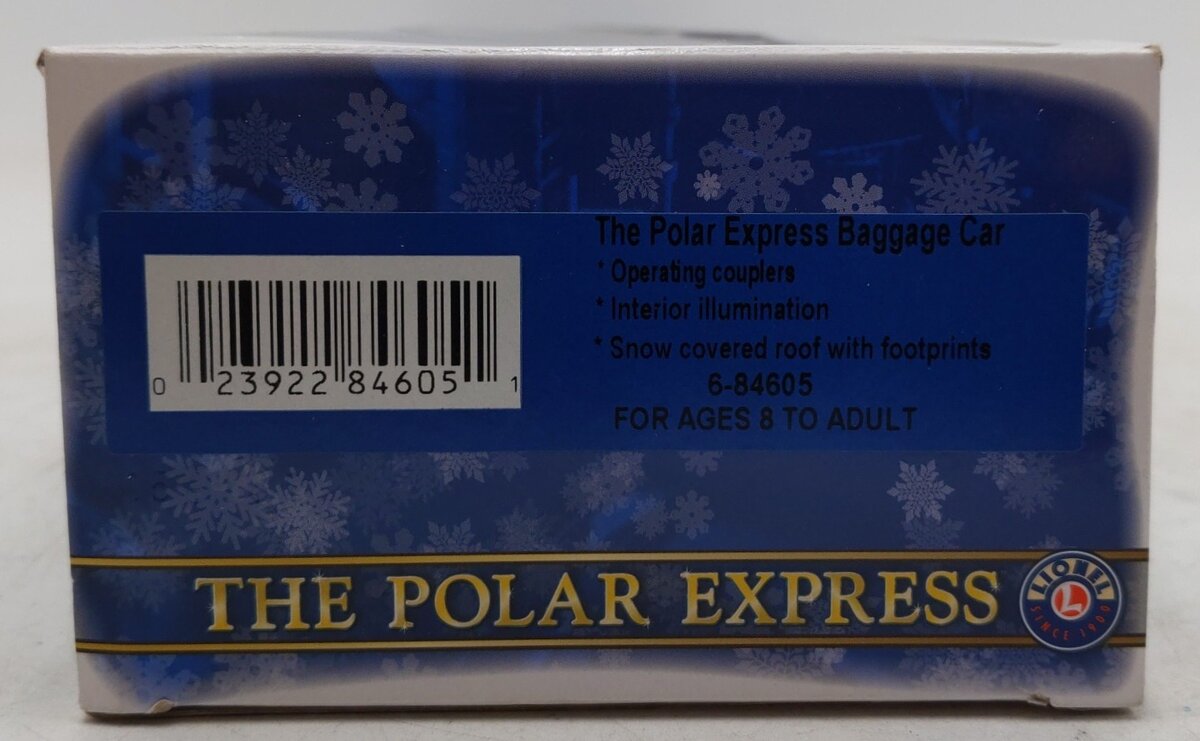 Lionel 6-84605 O The Polar Express Baggage Car EX/Box