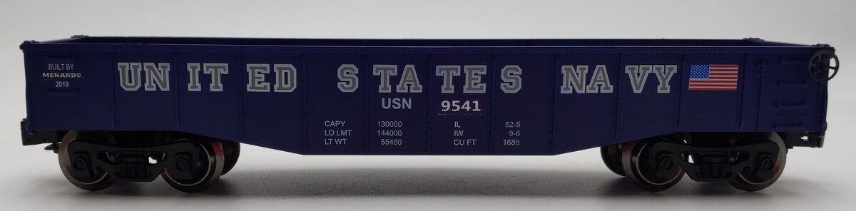 Menards 279-5251 O Scale U.S. Navy Gondola #9541 LN/Box