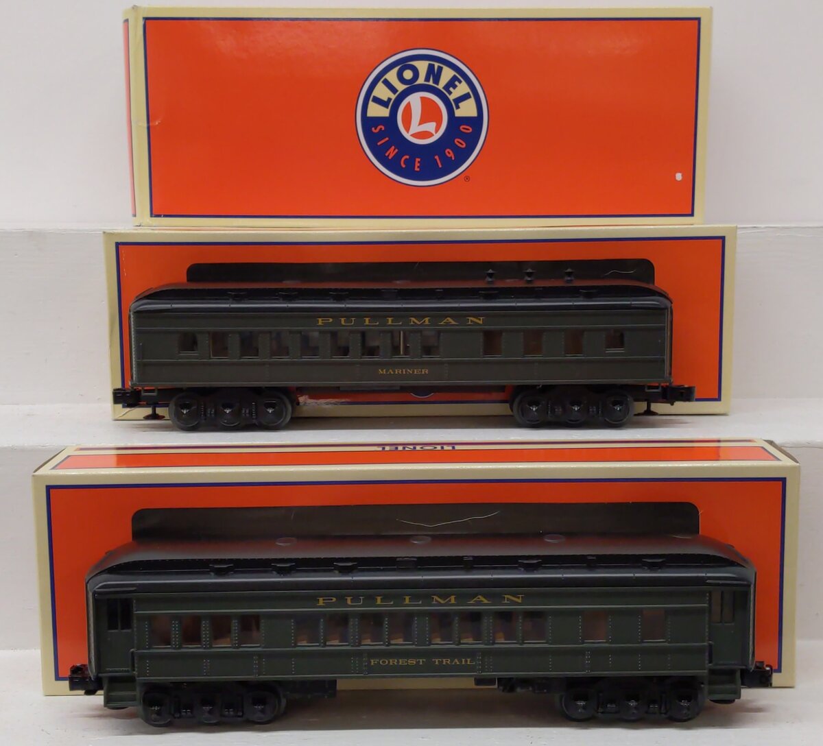 Lionel 6-81763 O Pullman Madison Coach/Diner Car 2-Pack EX/Box