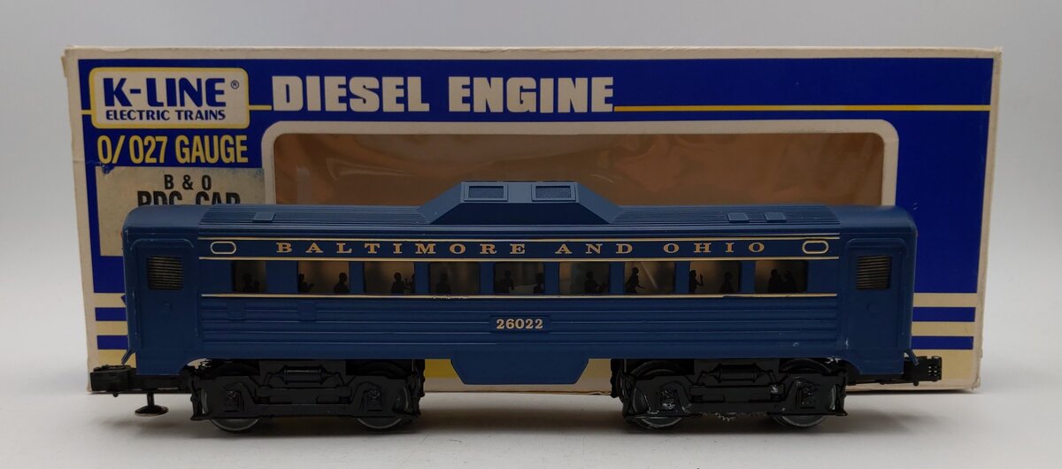 K-Line K26022 O B&O Powered RDC Car #26022 LN/Box