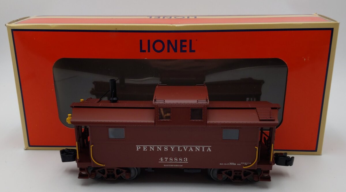 Lionel 6-82629 Pennsylvania N5B Cupola Caboose w/Lights & Smoke #478883 LN/Box