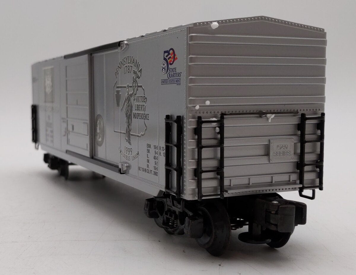 K-Line K765-7422 O Gauge Pennsylvania Quarter Boxcar #7657422 LN/Box