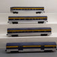 Williams 43155 O Gauge C&O 72 Ft. Streamline Passenger Cars (Set of 4) LN/Box