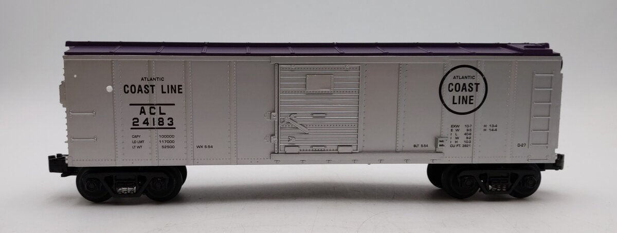 MTH 30-7427 O Gauge Atlantic Coast Line Boxcar #24183 LN/Box