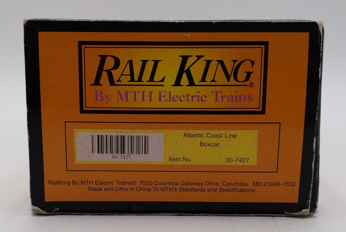 MTH 30-7427 O Gauge Atlantic Coast Line Boxcar #24183 LN/Box