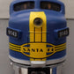 Menards 275-9143 O Santa Fe Blue Bonnet F3 Diesel Locomotive EX/Box